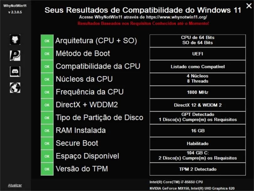 WhyNotWin11 001 - Windows 11: Como Saber Se o Seu Computador é Compatível?