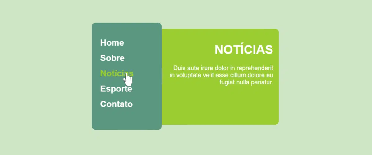 menu_deslizante Menu Deslizante com CSS3 e HTML5