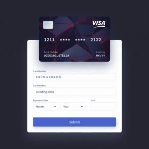 Criando um Cartão de Crédito Animado com HTML, CSS e JS